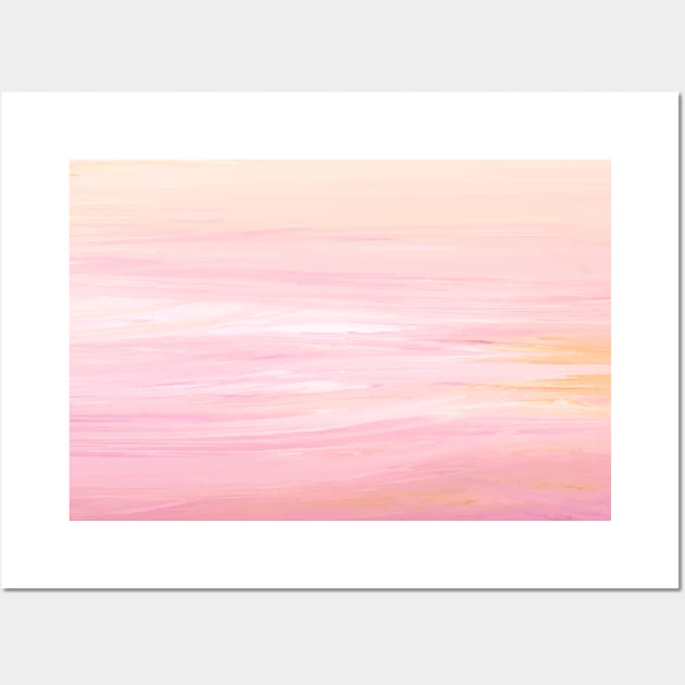 Pink Watercolor Wall Art by NewburyBoutique